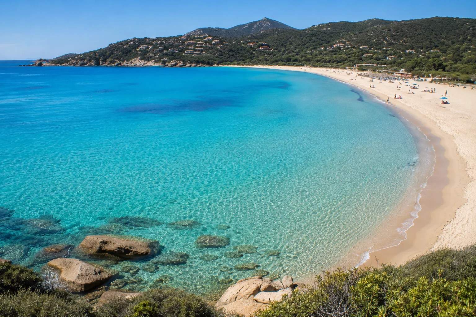 Solanas beach Sardinia